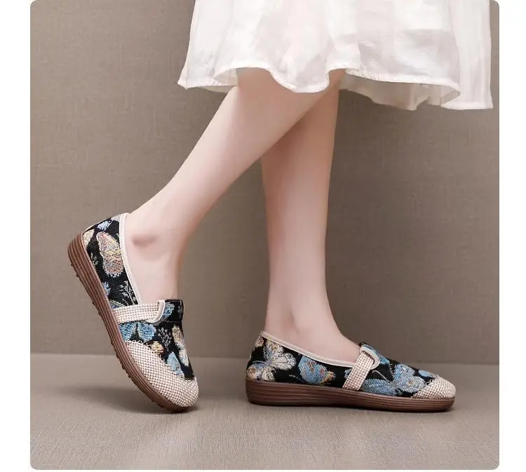 2025 Embroidered Fisherman Shoes for Women Spring Summer — feature 14