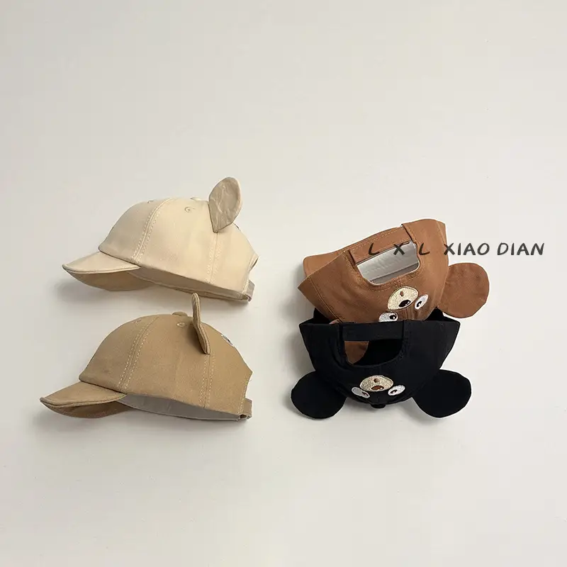 Baby Cap Bear Ears Spring Autumn Baseball Cap - Image 5