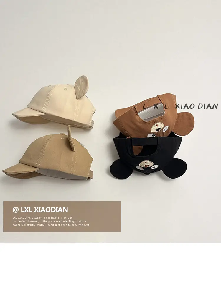 Baby Cap Bear Ears Spring Autumn Baseball Cap — feature 2