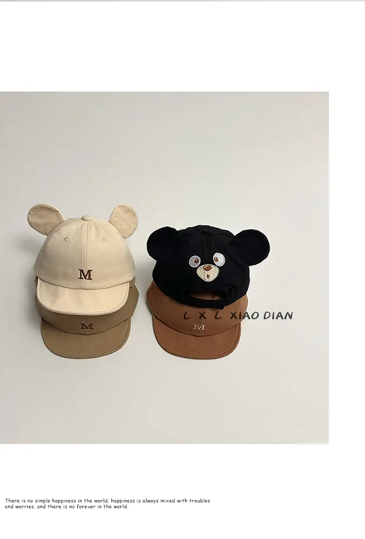 Baby Cap Bear Ears Spring Autumn Baseball Cap — feature 8