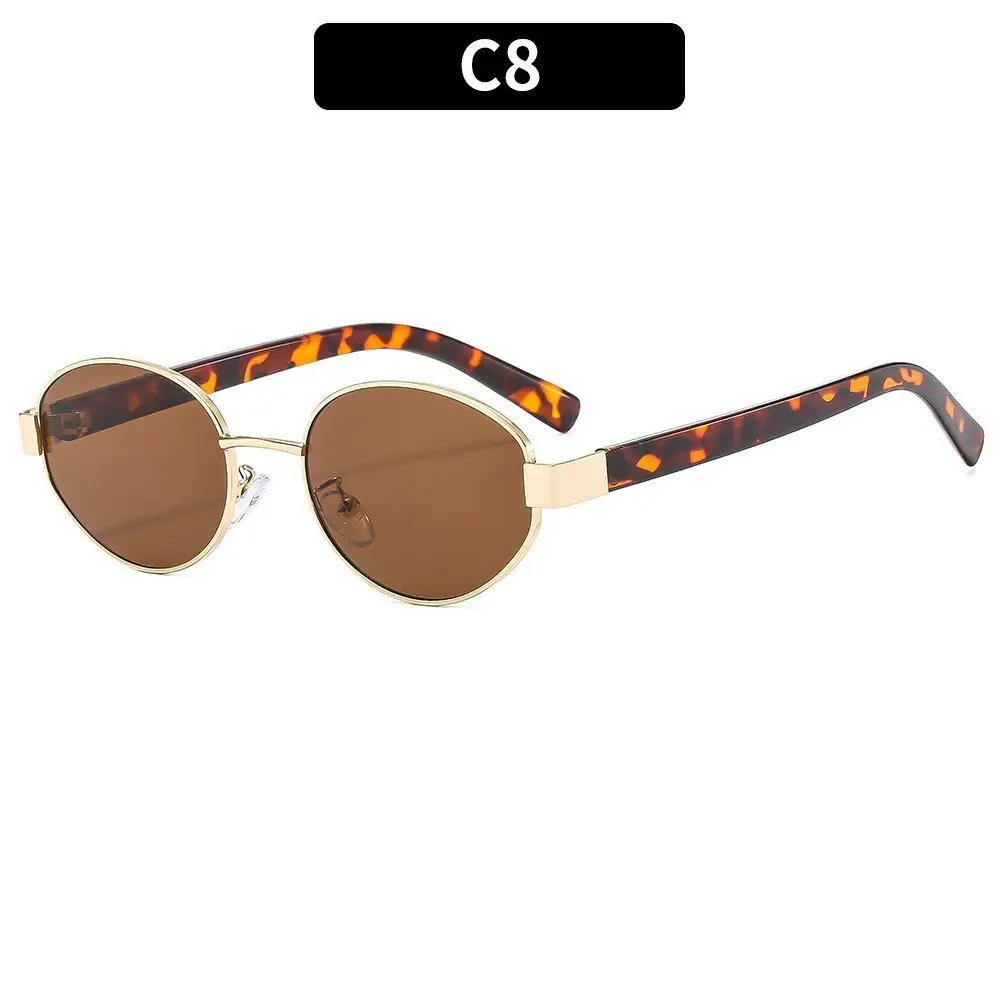 Oval Sunglasses UV Protection for Men Women - Image 14