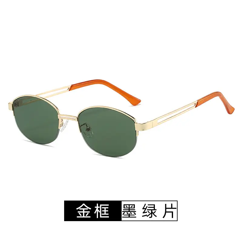 Oval Sunglasses UV Protection for Men Women - Image 8