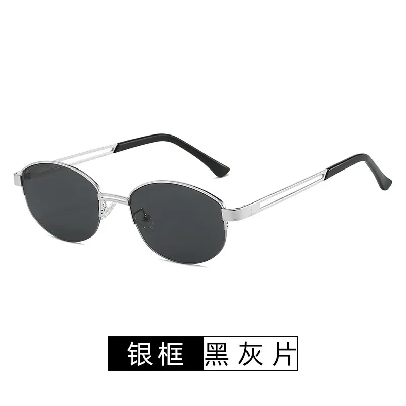 Oval Sunglasses UV Protection for Men Women - Image 9