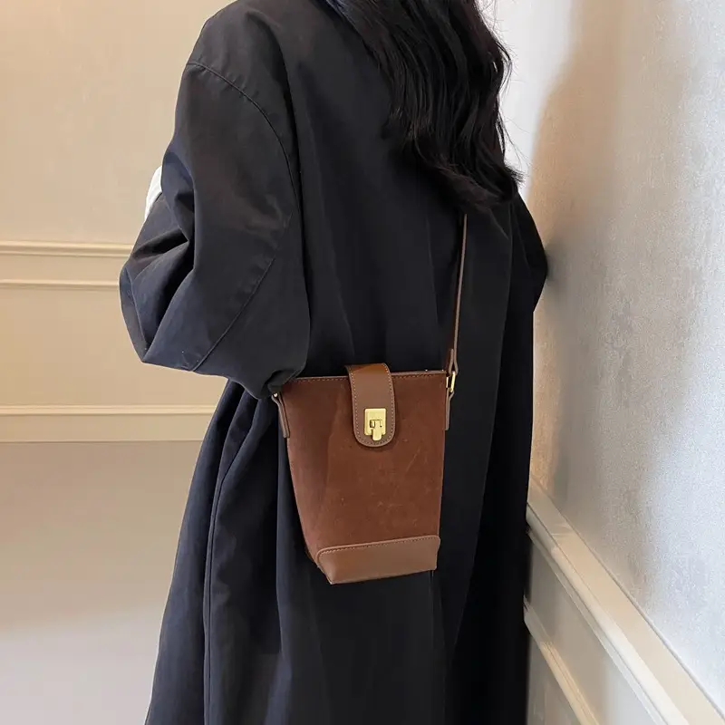 Korean Style Black Bucket Bag for Women 2026 - Image 6