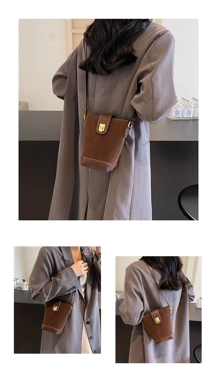 Korean Style Black Bucket Bag for Women 2026 — feature 11