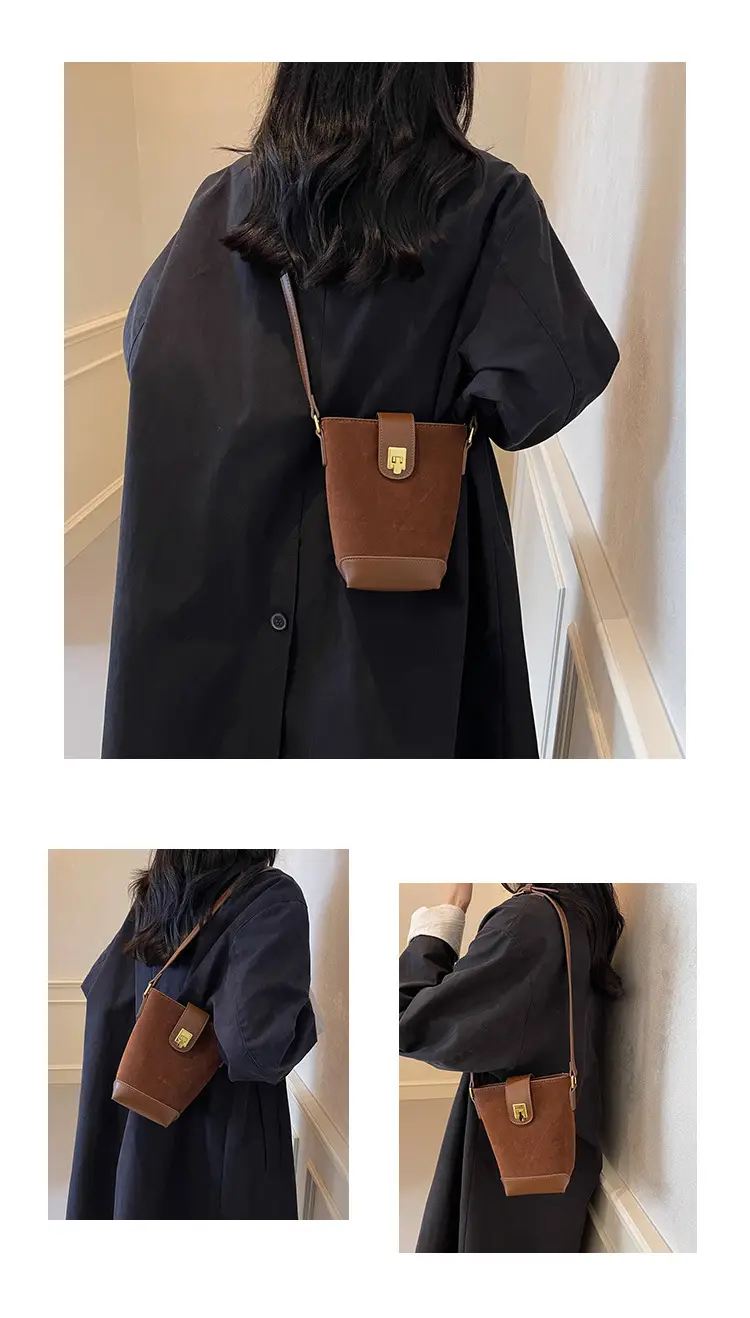 Korean Style Black Bucket Bag for Women 2026 — feature 13
