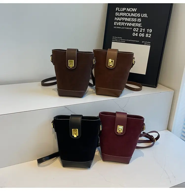 Korean Style Black Bucket Bag for Women 2026 — feature 15