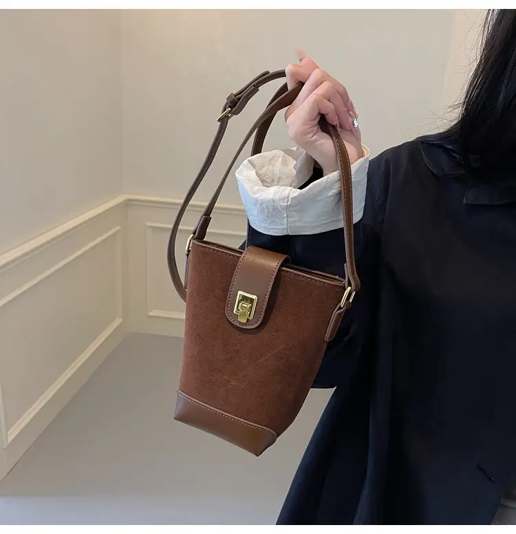 Korean Style Black Bucket Bag for Women 2026 — feature 48