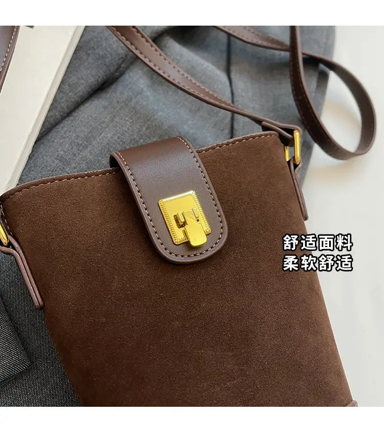 Korean Style Black Bucket Bag for Women 2026 — feature 5