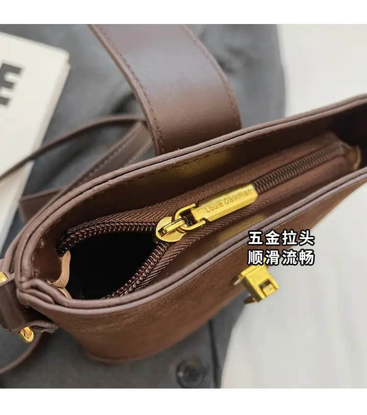 Korean Style Black Bucket Bag for Women 2026 — feature 8