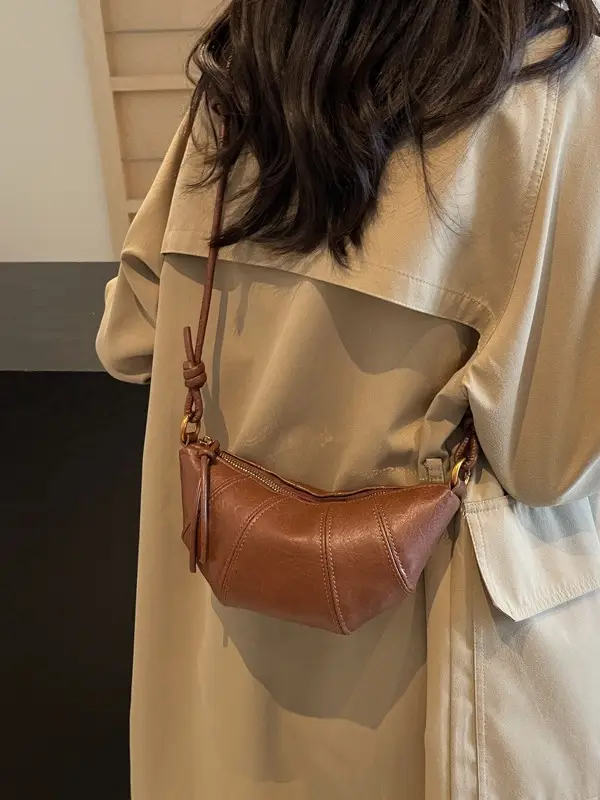 Women's Brown Crossbody Bag 2024 New Style - Image 13