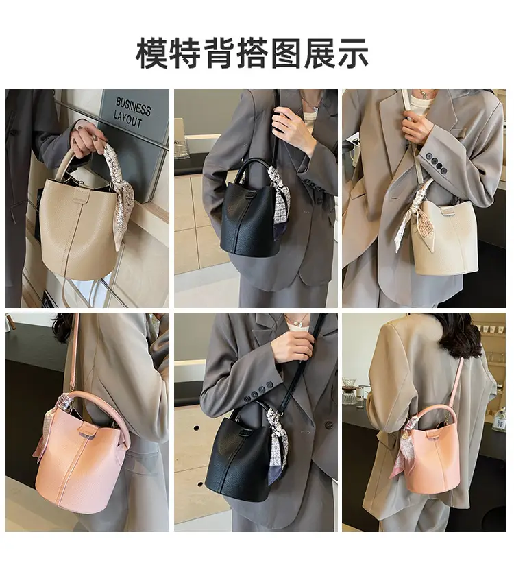 Women's Korean Style Shoulder Crossbody Bag Black 2024 — feature 10