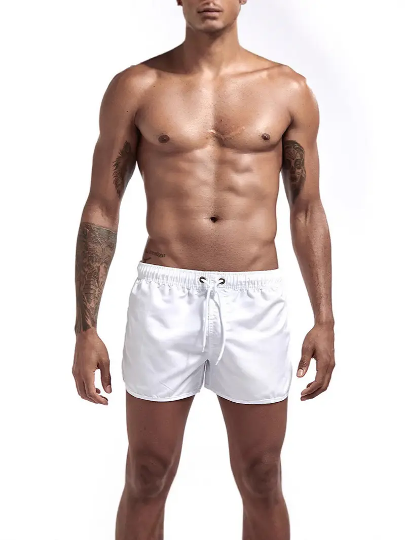 Light Blue Breathable Sports Shorts for Men - Image 15