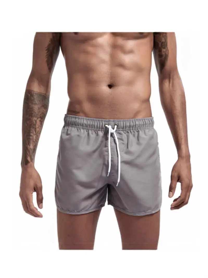 Light Blue Breathable Sports Shorts for Men - Image 16