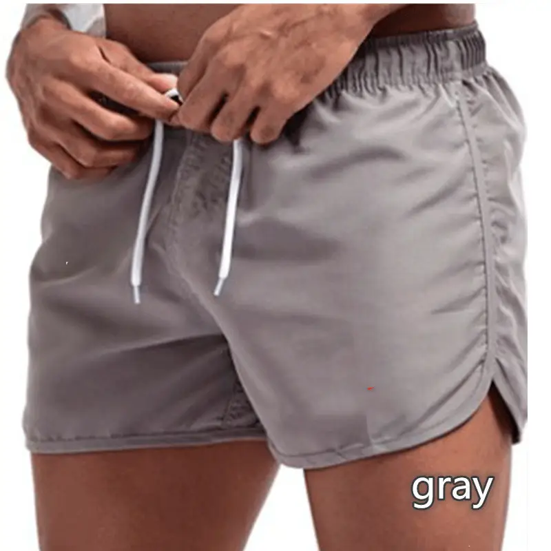 Light Blue Breathable Sports Shorts for Men - Image 11