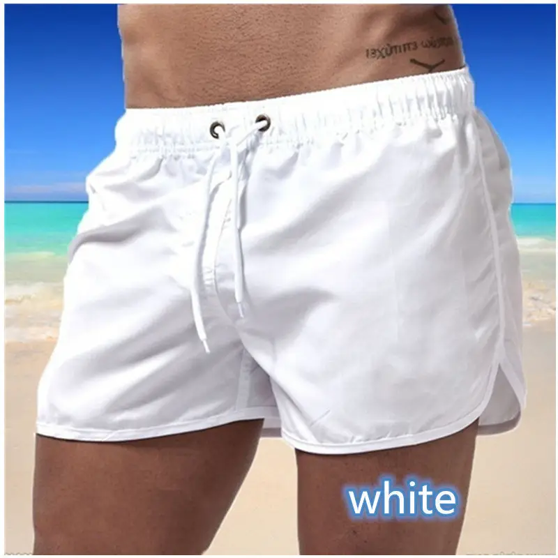 Light Blue Breathable Sports Shorts for Men - Image 2