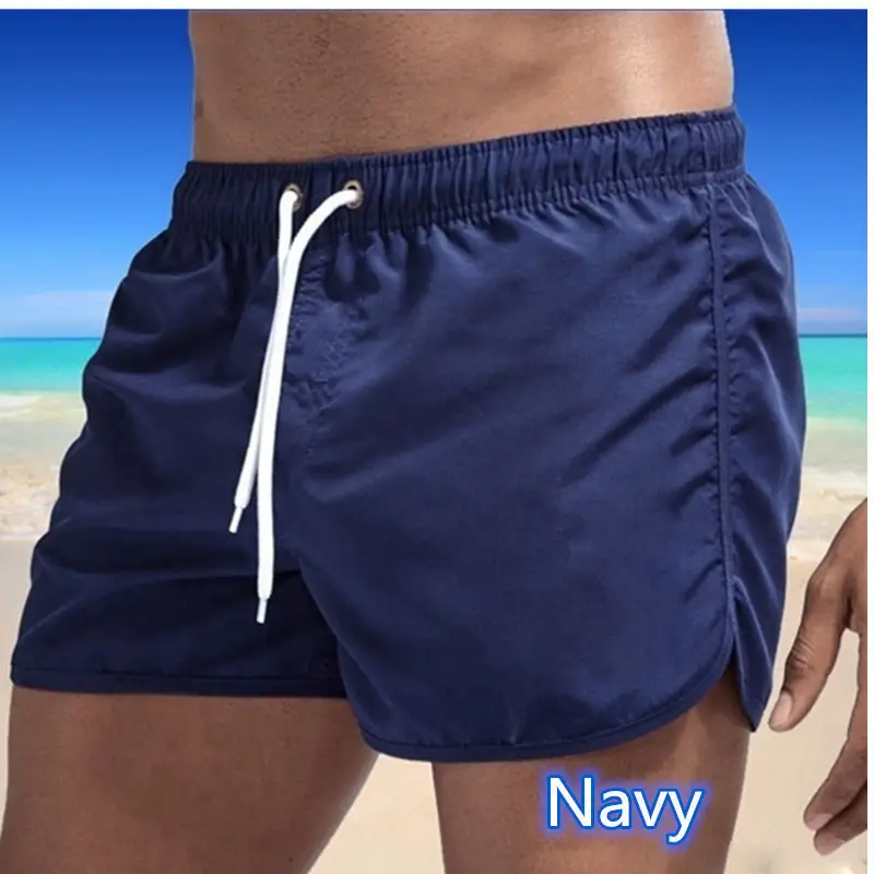 Light Blue Breathable Sports Shorts for Men - Image 4