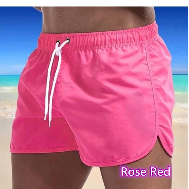 Light Blue Breathable Sports Shorts for Men - Image 6
