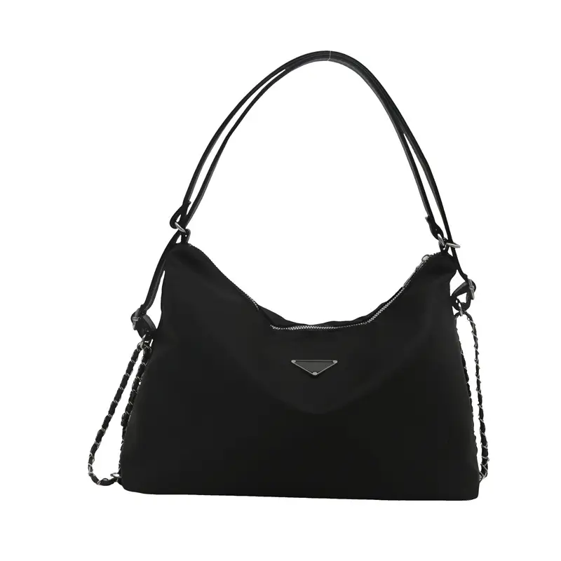 Black Nylon Shoulder Bag Women 2024 New Fashion - Image 5