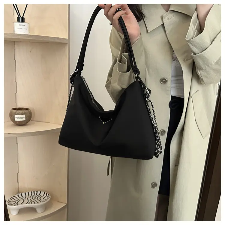 Black Nylon Shoulder Bag Women 2024 New Fashion — feature 14