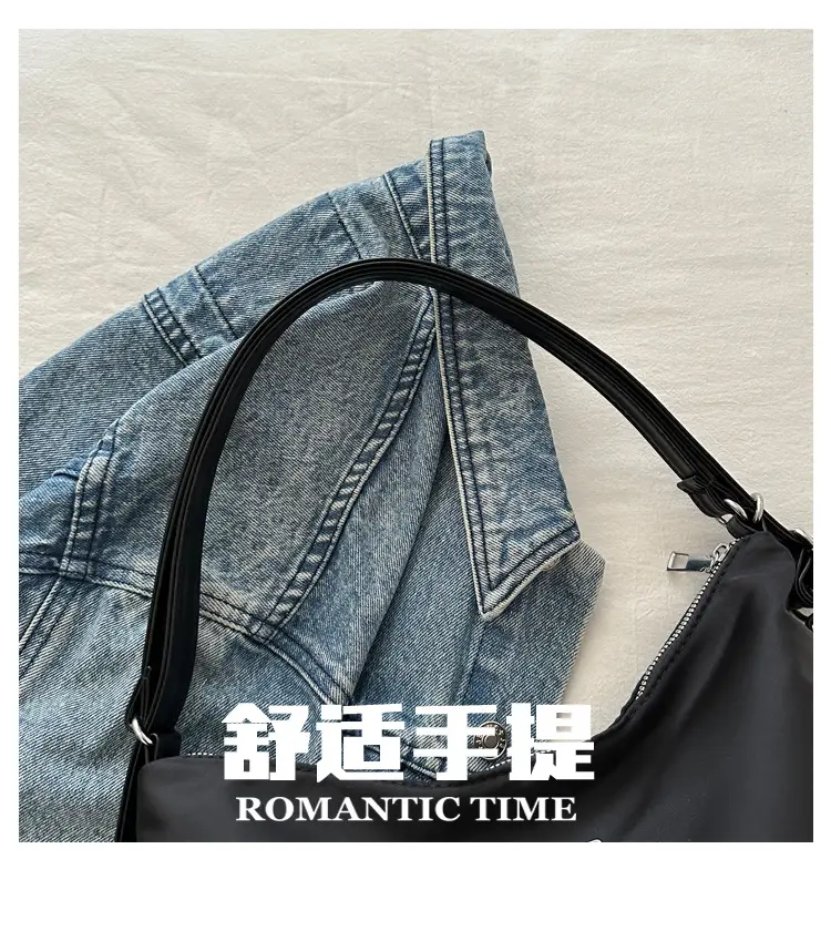 Black Nylon Shoulder Bag Women 2024 New Fashion — feature 4