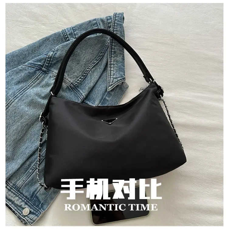 Black Nylon Shoulder Bag Women 2024 New Fashion — feature 6