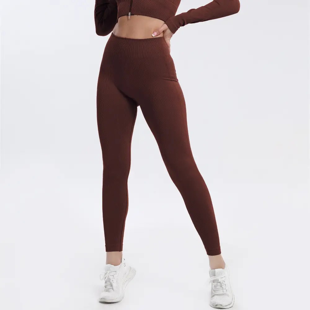 White Cross-Border Seamless Yoga Gym Top - Image 48
