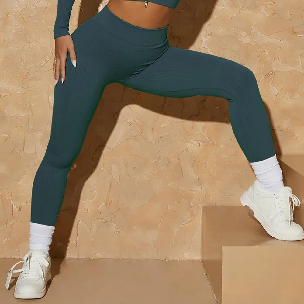 White Cross-Border Seamless Yoga Gym Top - Image 54