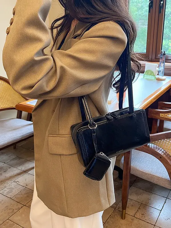 Retro Brown Women's 2024 Underarm Bag - Image 7