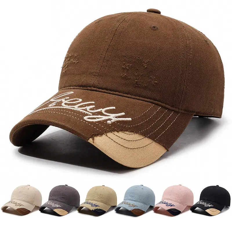 New Arrival Letter Embroidered Cap for Men Women