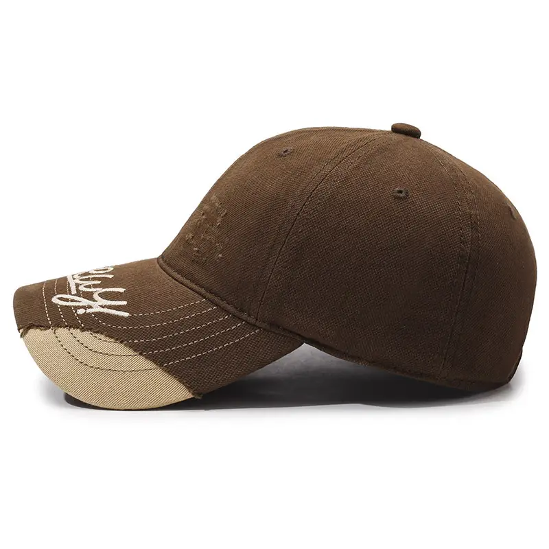 New Arrival Letter Embroidered Cap for Men Women