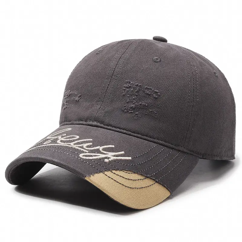 New Arrival Letter Embroidered Cap for Men Women