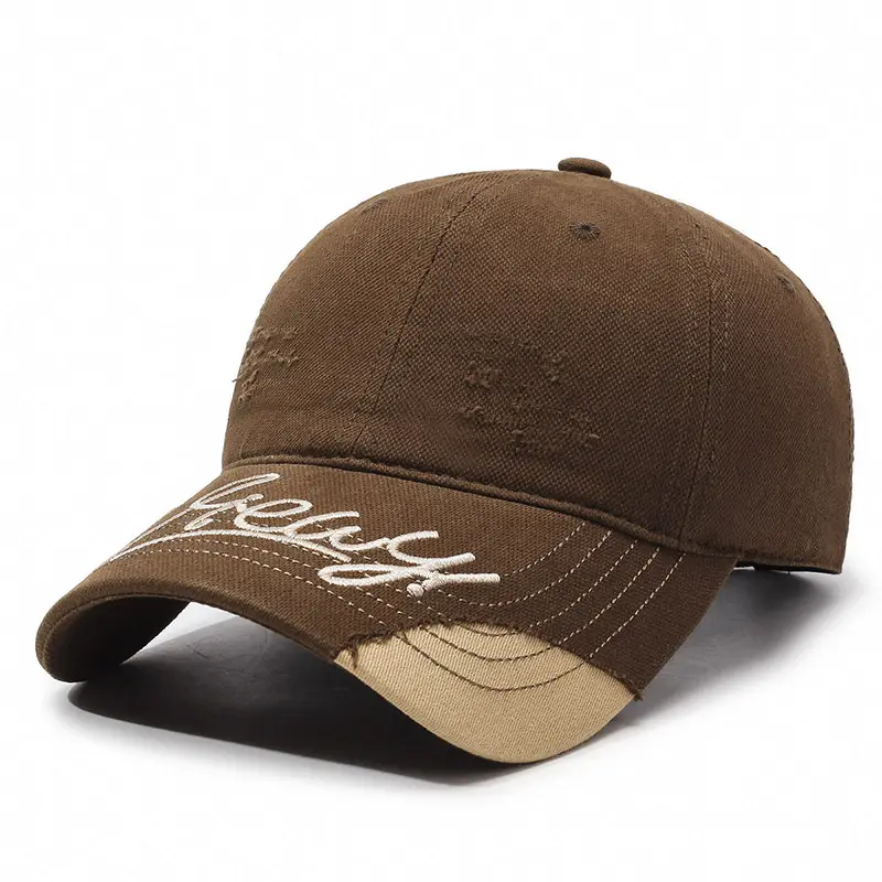 New Arrival Letter Embroidered Cap for Men Women