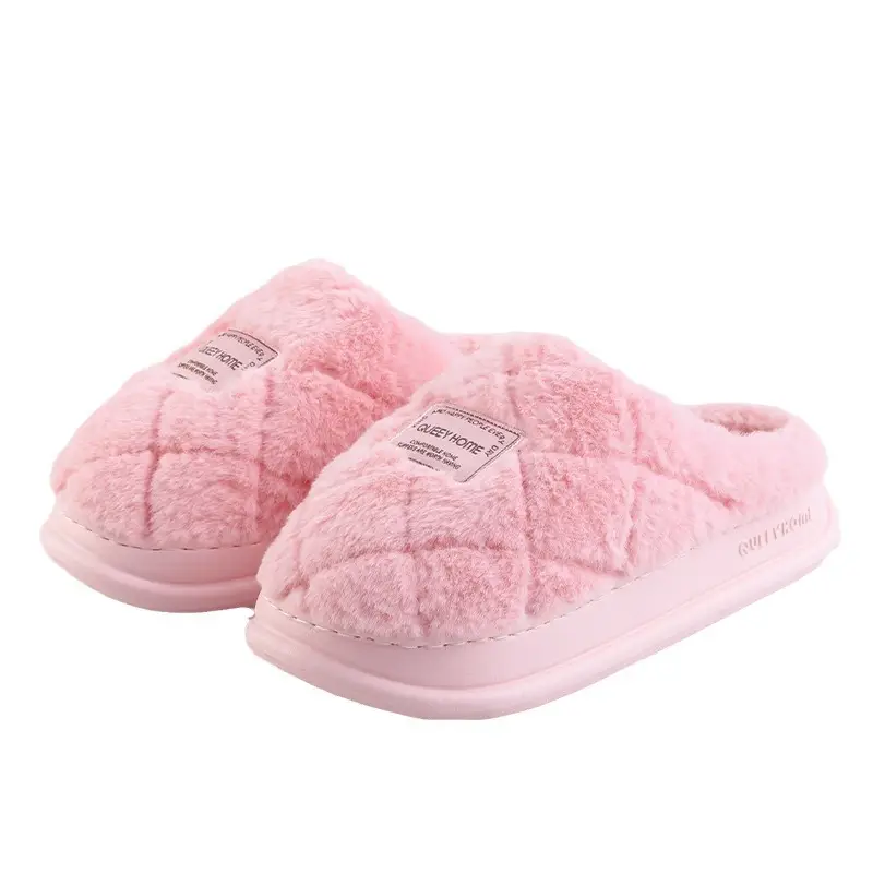 Women Cotton Plush Slippers Winter Indoor Non-Slip 2025 - Image 8