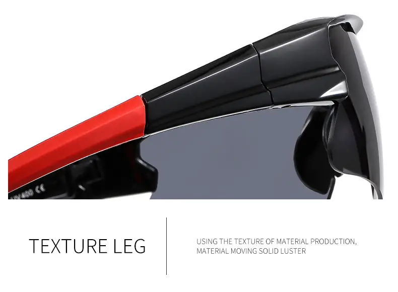 Men's Yellow Sunglasses with Big Frame & Windproof Design — feature 12