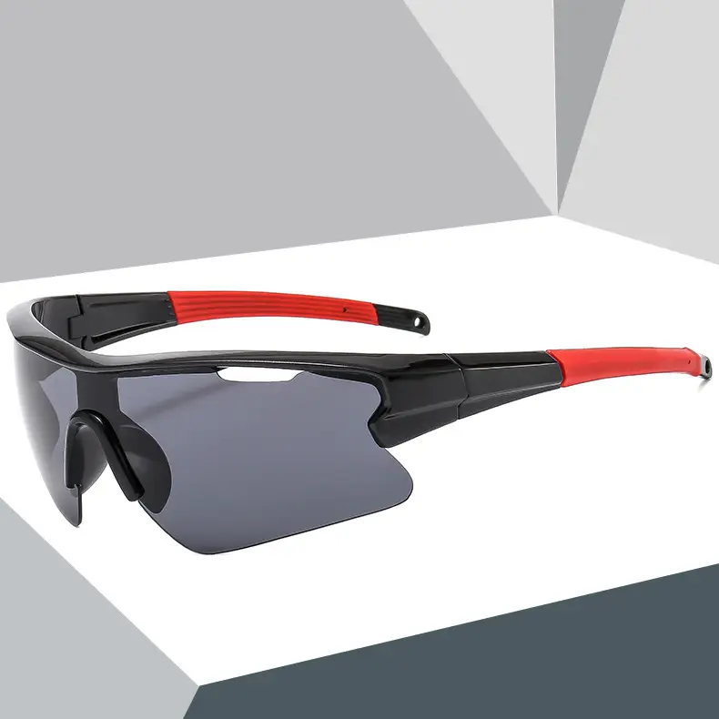 Men's Yellow Sunglasses with Big Frame & Windproof Design — feature 6