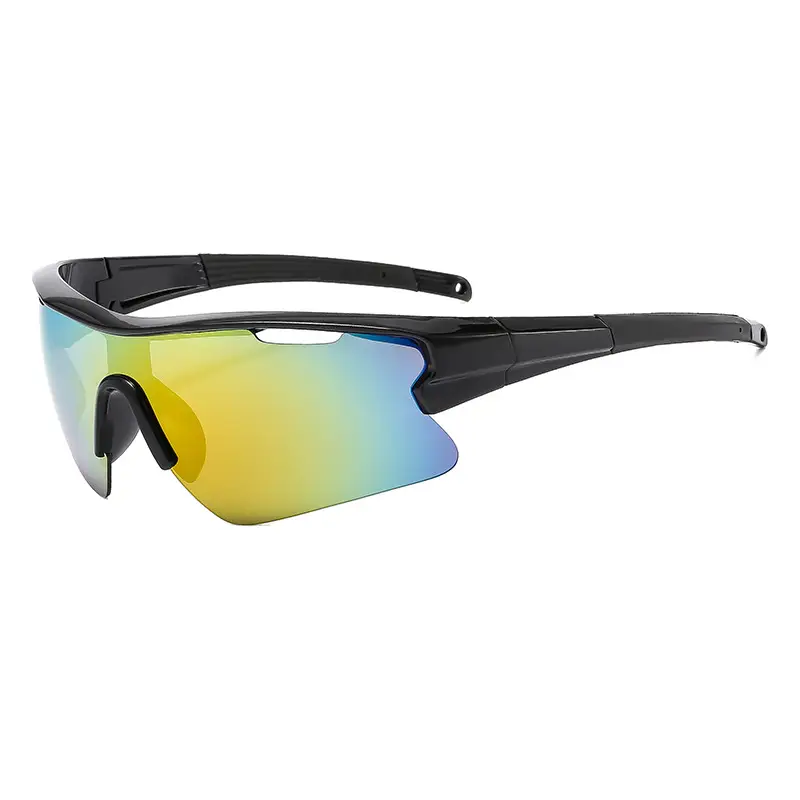 Men's Yellow Sunglasses with Big Frame & Windproof Design - Image 11