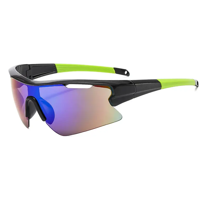 Men's Yellow Sunglasses with Big Frame & Windproof Design - Image 8