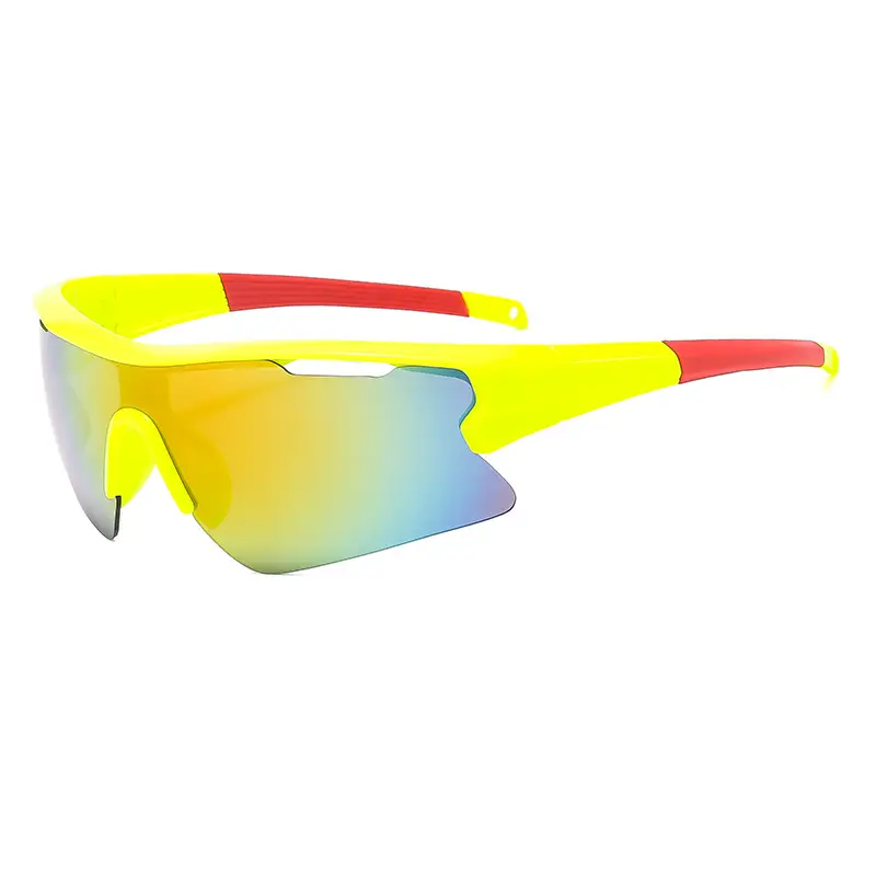 Men's Yellow Sunglasses with Big Frame & Windproof Design - Image 9