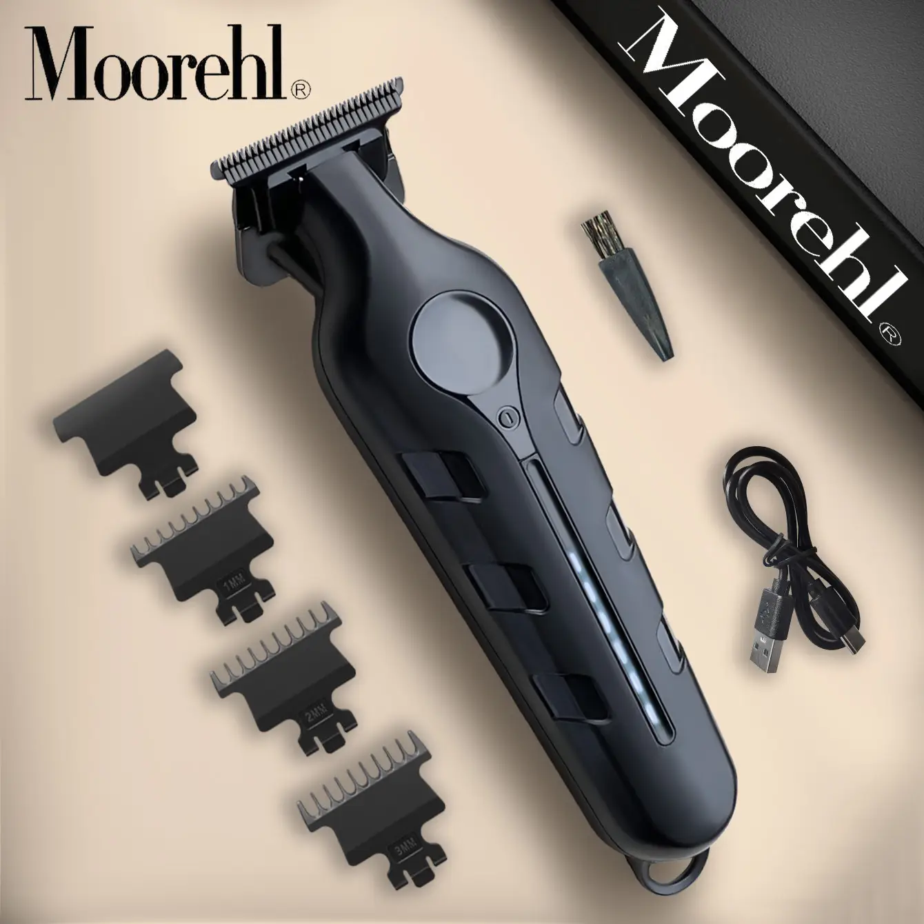 2024 Electric Hair Clipper with 4 Blades & USB Charging — feature 1