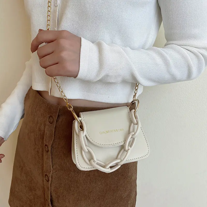 Korean Chain Mini Shoulder Bag Black Women 2024 - Image 7