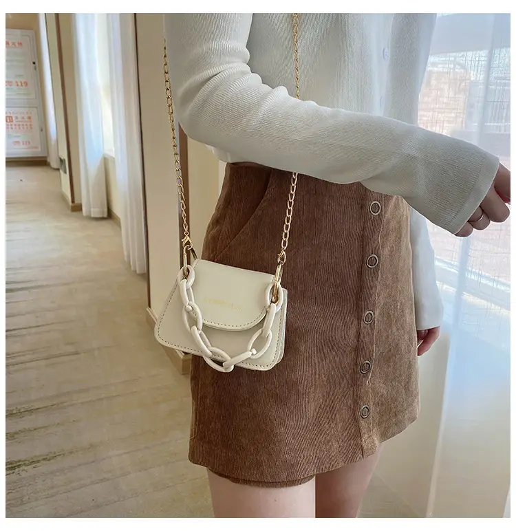 Korean Chain Mini Shoulder Bag Black Women 2024 — feature 10