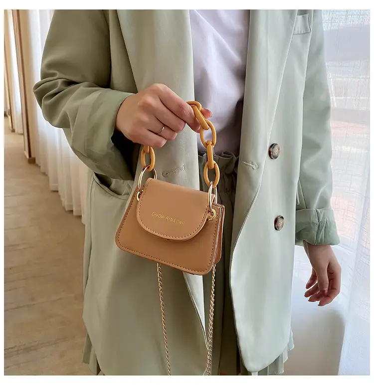 Korean Chain Mini Shoulder Bag Black Women 2024 — feature 11