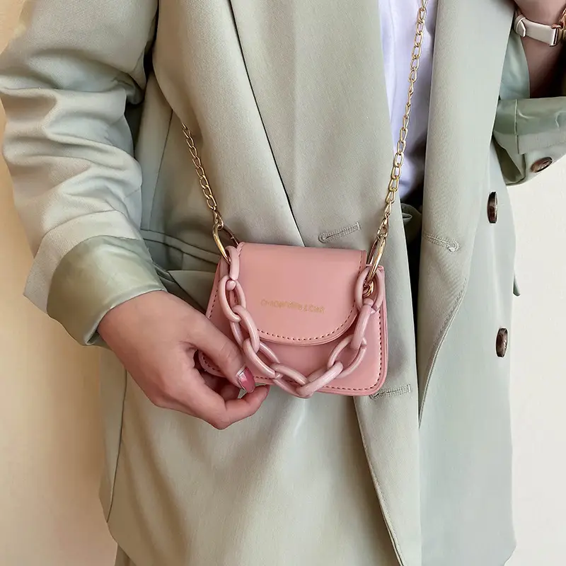 Korean Chain Mini Shoulder Bag Black Women 2024 — feature 12