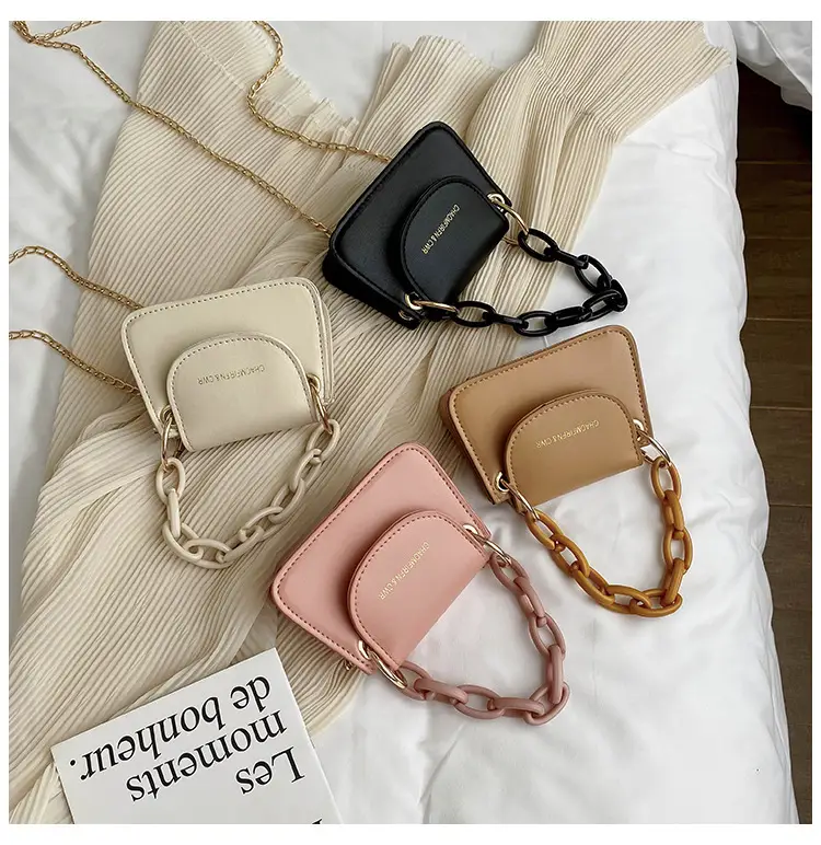 Korean Chain Mini Shoulder Bag Black Women 2024 — feature 15
