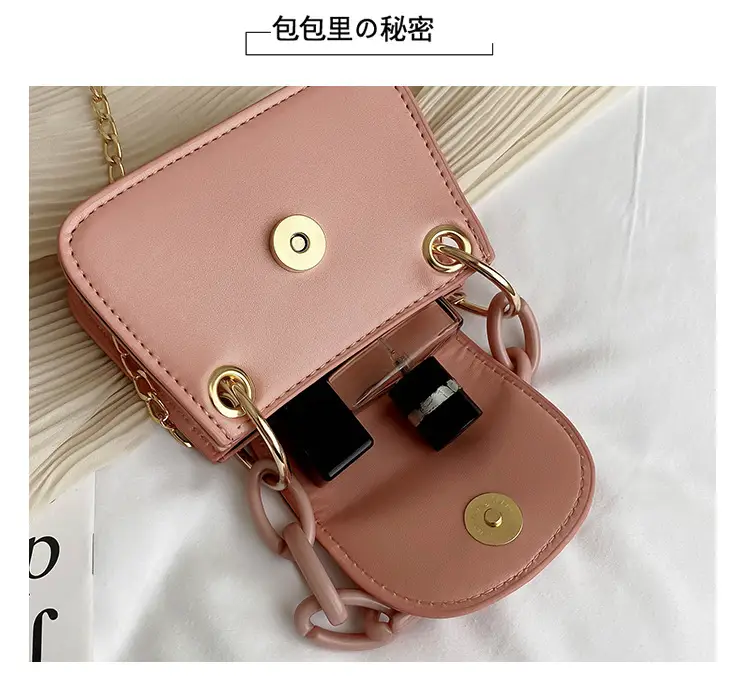 Korean Chain Mini Shoulder Bag Black Women 2024 — feature 2