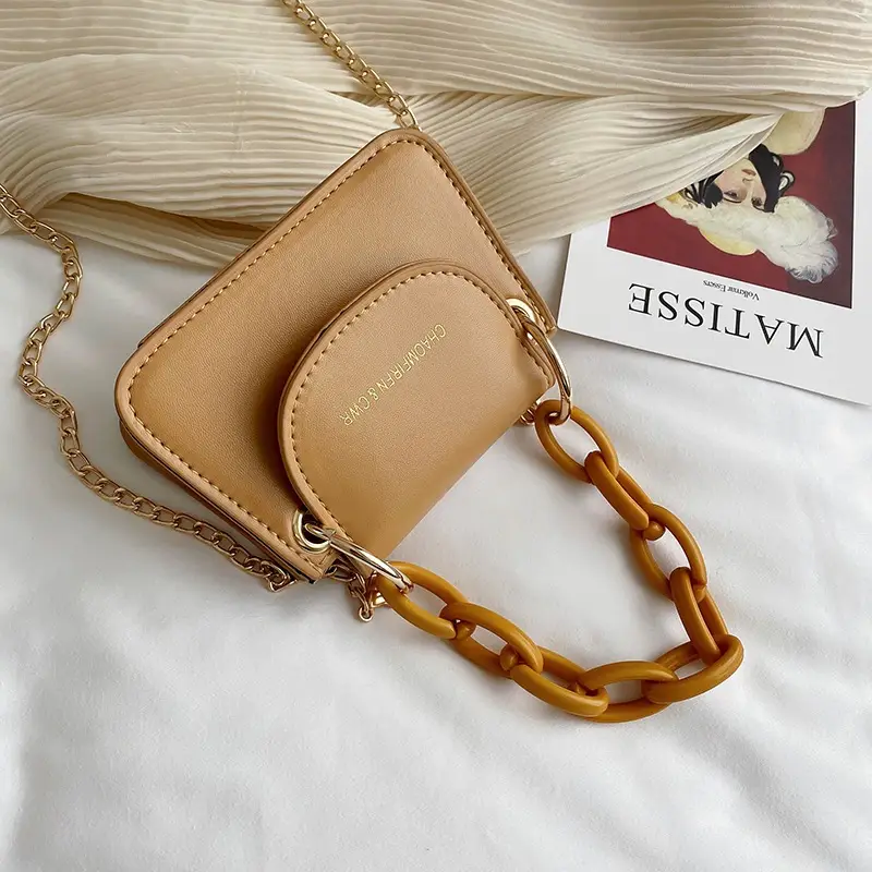 Korean Chain Mini Shoulder Bag Black Women 2024 - Image 4