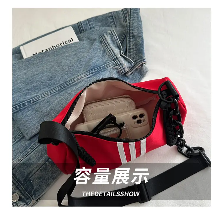 Black Chain Shoulder Bag for Women Autumn — feature 8
