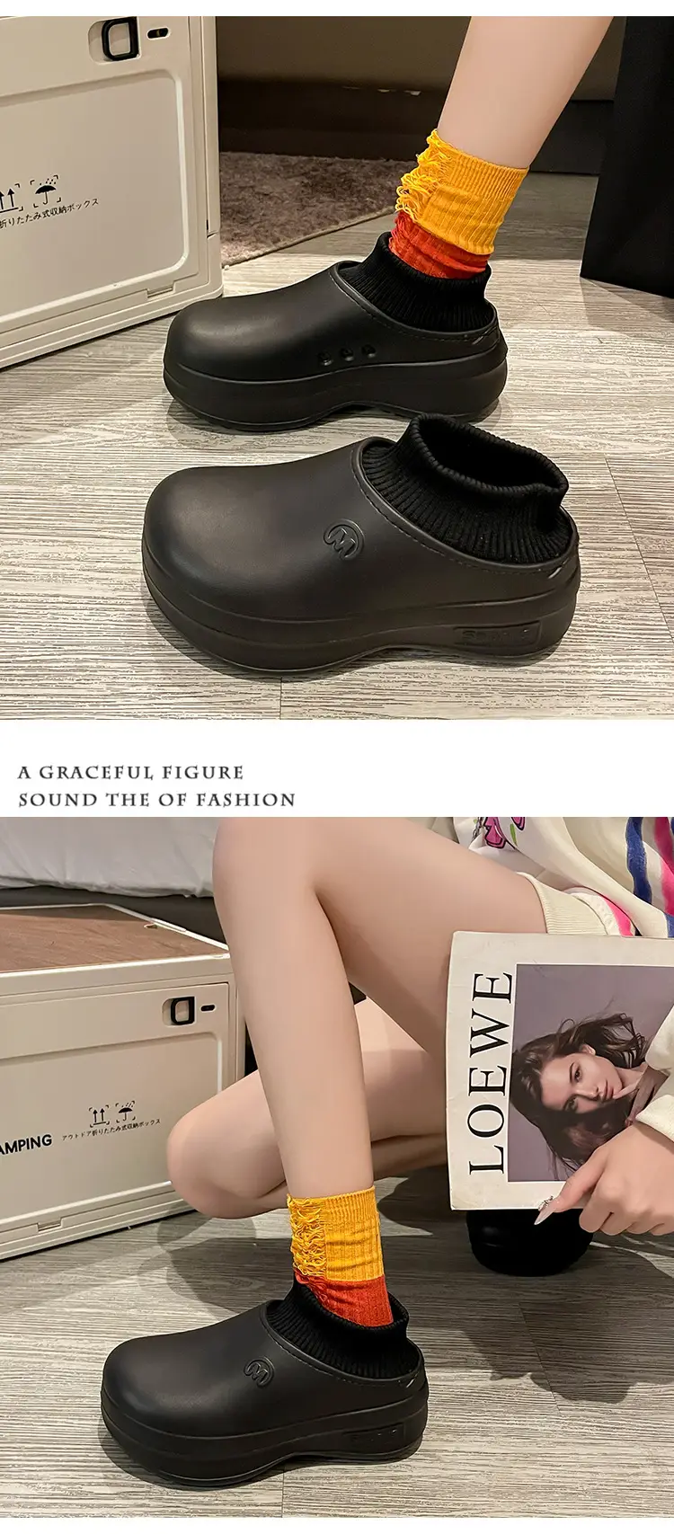 6.0 Thick-soled Heightened Waterproof New Style Cotton Slippers Women's Autumn and Winter Non-slip Home Indoor Warm Moon Shoes Soft — feature 12