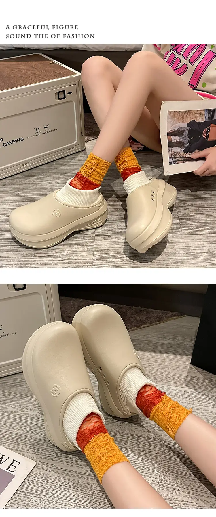 6.0 Thick-soled Heightened Waterproof New Style Cotton Slippers Women's Autumn and Winter Non-slip Home Indoor Warm Moon Shoes Soft — feature 15